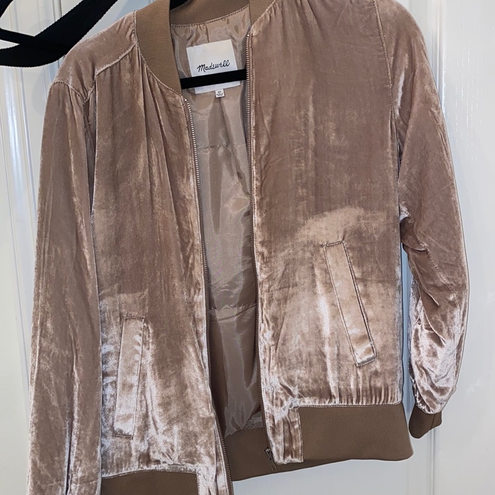 Madewell velvet jacket